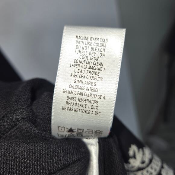 Lucky Brand Black Embroidered Open Front Wrap Cardigan. Size XS. - Picture 7 of 7